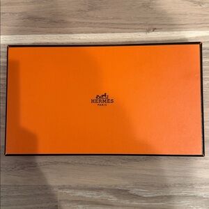 Hermes Orange Box with Black Trim